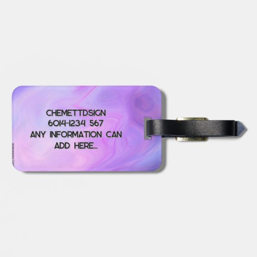 Cat 02 Kids ラゲッジタグ (裏面横)