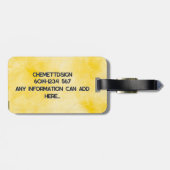 Cat 03 Kids ラゲッジタグ (裏面横)