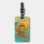 Cat 04 Kids ラゲッジタグ (正面縦)