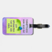 Cat 04 Kids ラゲッジタグ (裏面横)