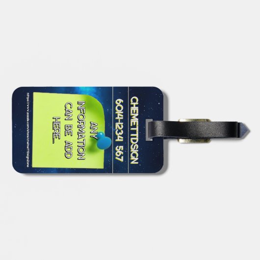 Cat 07 Kids ラゲッジタグ (裏面横)