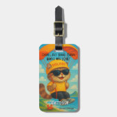 Cat 09 Kids ラゲッジタグ (正面縦)