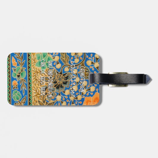 Cat 09 Kids ラゲッジタグ (裏面横)