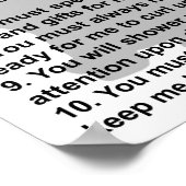 Cat 10コマンドプリント ポスター (角)