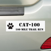 CAT-100の100マイルの道の操業 バンパーステッカー (車上)