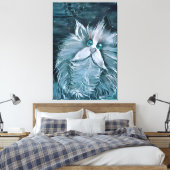 Cat 1 – あなたを見詰める キャンバスプリント (インサイチュ (寝室))