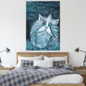 Cat 1 – あなたを見詰める キャンバスプリント (インサイチュ (寝室))