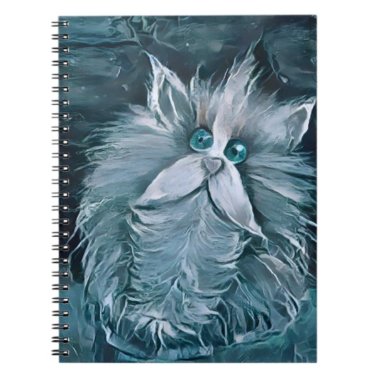 Cat 1 – あなたを見詰める ノートブック (正面)