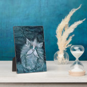 Cat 1 – あなたを見詰める フォトプラーク (側面)