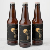 Cat 2024トータル太陽のEclipse表示パーティーInvi ビールラベル (ボトル)