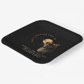 Cat 2024トータル太陽のEclipse表示パーティーInvi ペーパープレート (傾斜あり)