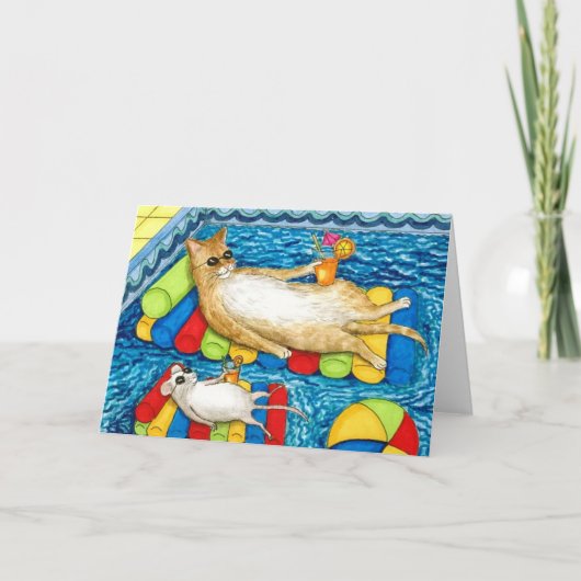 cat 373ノート・カード カード (正面)