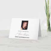 Cat 374ノートカード カード (裏面)