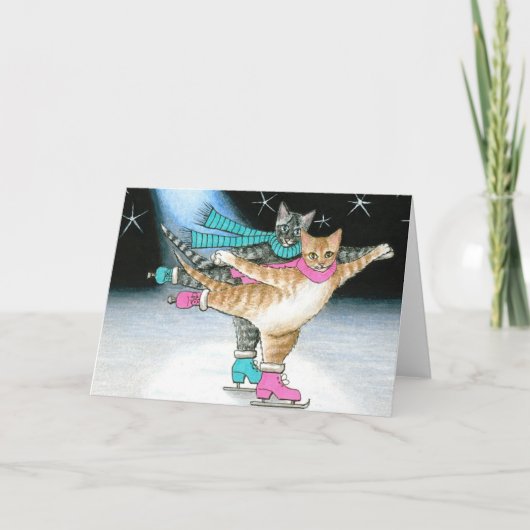 cat 437ノートカード カード (正面)