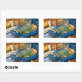 cat 459 長方形シール (シート)