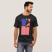 Cat 4th Of July US Flag Patriotic American 1 Tシャツ (正面フル)