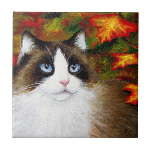 Cat 566秋秋 タイル (正面)