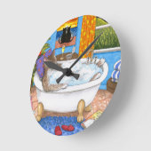 cat 567 ラウンド壁時計 (傾斜)