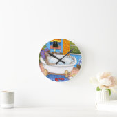 cat 567 ラウンド壁時計 (ホーム)