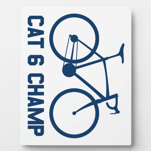 CAT 6チャンプ フォトプラーク (正面)