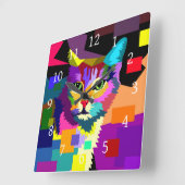 cat 656 スクエア壁時計 (傾斜)