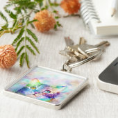 cat 663色数々の猫 キーホルダー (側面)