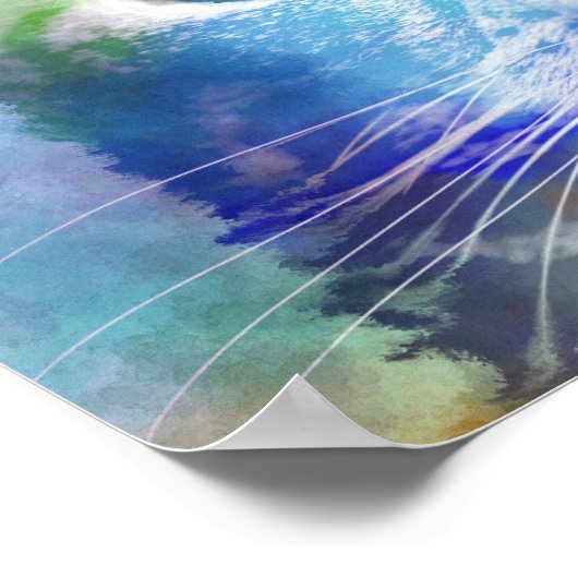 cat 663色数々の猫 ポスター (角)