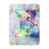 cat 663色数々の猫 マグネット (縦)