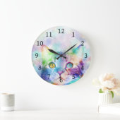 cat 663色数々の猫 ラージ壁時計 (ホーム)