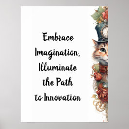 Cat 7クリスマスホリデーキットン ポスター