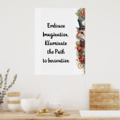 Cat 7クリスマスホリデーキットン ポスター (キッチン)