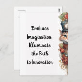 Cat 7クリスマスホリデーキットン ポストカード (正面/裏面)