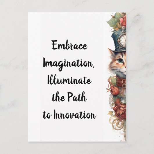 Cat 7クリスマスホリデーキットン ポストカード (正面)