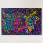 Cat 7 - Lucky no 7 ジグソーパズル (横)