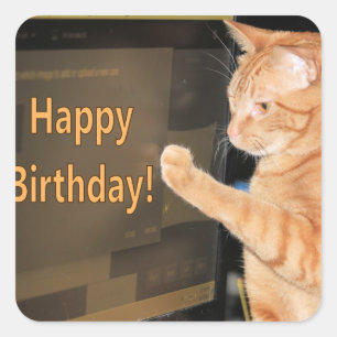 cat・a・stroph・誕生日は許可されない スクエアシール