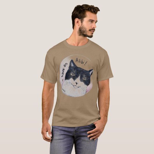 Cat Alibi tshirt Tシャツ (正面フル)
