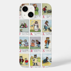 Cat Alphabet, Louis Wainケース・メイドiPhoneケース Case-Mate iPhone 14ケース