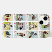Cat Alphabet, Louis Wainケース・メイドiPhoneケース Case-Mate iPhoneケース (裏面 (横))