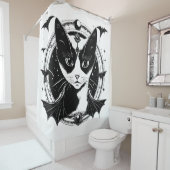Cat and Bats I シャワーカーテン (インサイチュ)