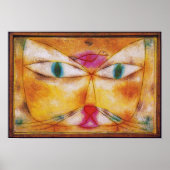 Cat and Bird - Abstract Art Poster Print ポスター (正面)