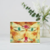 Cat and Bird - Paul Klee ポストカード (スタンド正面)