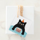 Cat and birthday cake フェイバータグ (インサイチュ)