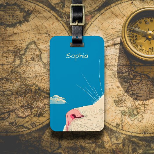 Cat and Cloud ラゲッジタグ