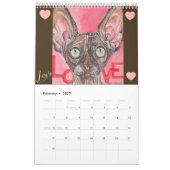 Cat and Dog Calendar 2026 カレンダー (2月 2027)