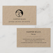 cat and dog logotype 名刺 (正面/裏面)