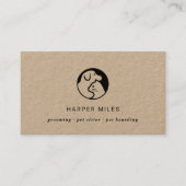 cat and dog logotype 名刺 (正面)