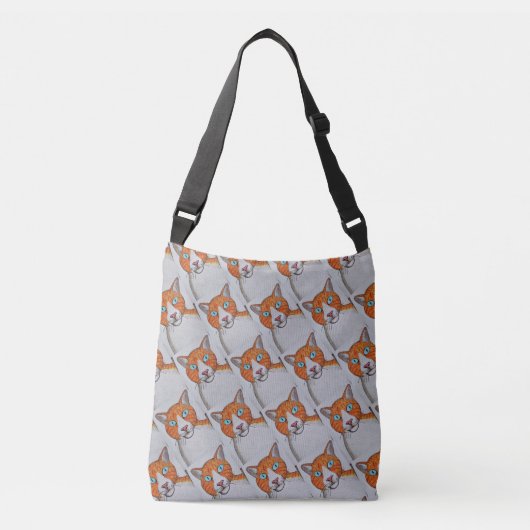 Cat and Dog Tote bag クロスボディバッグ (正面)