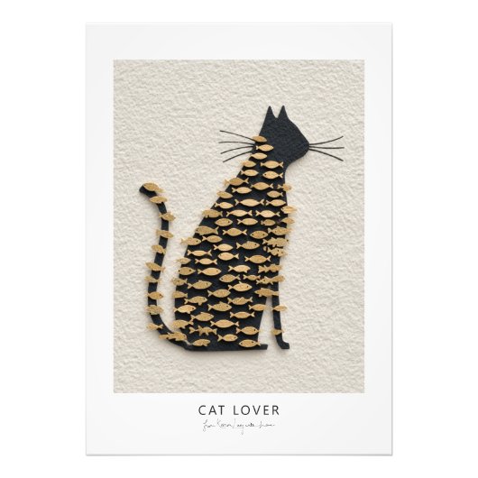 Cat and Fish v11 フォトプリント (正面)