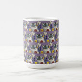 cat and Flowers Classic Mug, 444 ml コーヒーマグカップ (中央)