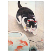 Cat and Goldfish Bowl クリップボード (裏面)